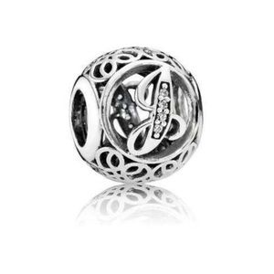 Retired Pandora Vintage Letter “J” charm